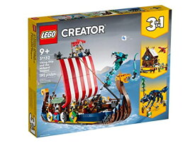 レゴ LEGO 31132 Creator 3in1 Viking Ship and the Midgard Snake Toy Set for Kids with a Boat, House and Animal Figures, Original Giftレゴ