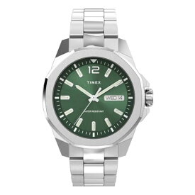 腕時計 タイメックス メンズ Timex Men's Essex Avenue (44mm) Green Dial / Stainless Steel Bracelet TW2W13900腕時計 タイメックス メンズ