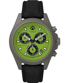 腕時計 タイメックス メンズ Timex Men's Expedition North Field Post 43mm Watch - Black Strap Green Dial Titanium Case腕時計 タイメックス メンズ