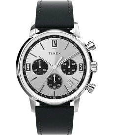 腕時計 タイメックス メンズ Timex Men's Marlin 40mm Watch - Black Strap Silver-Tone Dial Stainless Steel Case腕時計 タイメックス メンズ