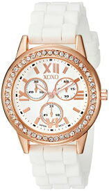 腕時計 クスクス キスキス レディース XO8081 XOXO Women's XO8081 Analog Display Japanese Quartz White Watch腕時計 クスクス キスキス レディース XO8081