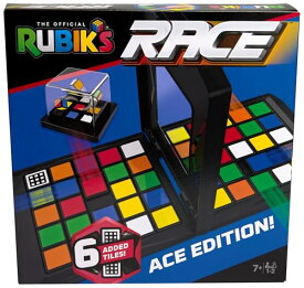 ボードゲーム 英語 アメリカ 海外ゲーム Rubik’s Cube, Rubik's Race, Ace Edition, Classic Fast-Paced Puzzle Strategy Sequence Board Game, Problem-Solving Brain Teaser, Color-Matching Game, 2 Players, for Adults, Tボードゲーム 英語 アメリカ 海外ゲーム