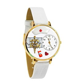 腕時計 気まぐれなかわいい プレゼント クリスマス ユニセックス WHIMS-G0620008 Whimsical Gifts Women's Nurse RN 3D Watch | Gold Finish Large | Unique Fun Novelty | Handmade in U腕時計 気まぐれなかわいい プレゼント クリスマス ユニセックス WHIMS-G0620008