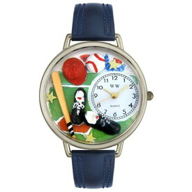 腕時計 気まぐれなかわいい プレゼント クリスマス ユニセックス WHIMS-U0820007 Whimsical Gifts Baseball Watch in Silver Large Style腕時計 気まぐれなかわいい プレゼント クリスマス ユニセックス WHIMS-U0820007