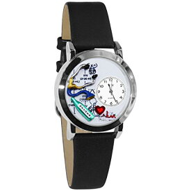 腕時計 気まぐれなかわいい プレゼント クリスマス ユニセックス WHIMS-S0610018 Whimsical Gifts Respiratory Therapist 3D Watch | Silver Small | Unique Fun Novelty | Handmade in U腕時計 気まぐれなかわいい プレゼント クリスマス ユニセックス WHIMS-S0610018