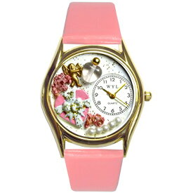 腕時計 気まぐれなかわいい プレゼント クリスマス ユニセックス Whimsical Gifts Valentine's Day Pink Watch in Gold Small Style腕時計 気まぐれなかわいい プレゼント クリスマス ユニセックス