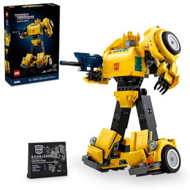 レゴ LEGO Icons Transformers Bumblebee Action Figure, Collectible Robot Gift for Adults, Movie Themed Model Building Set for Sci-Fi Enthusiasts and Transformers Fans, Converts to Vehicle Mode, 10338レゴ