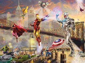 ジグソーパズル 海外製 アメリカ Buffalo Games Silver Select Marvel Comics Iron Man Jigsaw Puzzle by Thomas Kinkade Studios ? 1000-Piece Premium Puzzle for Adults with Foil Accentsジグソーパズル 海外製 アメリカ
