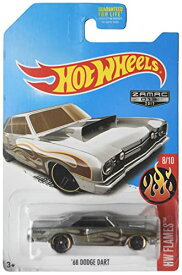ホットウィール マテル ミニカー ホットウイール Hot Wheels Zamac '68 Dodge Dart, Flames 8/10ホットウィール マテル ミニカー ホットウイール
