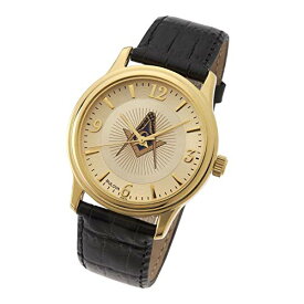 腕時計 ブローバ メンズ MSW102 New Men's Gold Finished Bulova Masonic Blue Lodge Watch腕時計 ブローバ メンズ MSW102