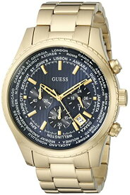 腕時計 ゲス GUESS メンズ U0602G1 GUESS Men's Dressy Gold-Tone Stainless Steel Chronograph Watch with Date (Model: U0602G1)腕時計 ゲス GUESS メンズ U0602G1