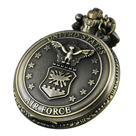 腕時計 スチームパンク steampunk メンズ 懐中時計 7.12E+11 VIGOROSO Vintage Retro Pocket Watch UNITED STATES AIR FORCE Style Bronze Steampunk Chain in Box腕時計 スチームパンク steampunk メンズ 懐中時計 7.12E+11