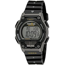 腕時計 タイメックス メンズ T5K195 【送料無料】Timex Men's T5K195 Ironman Endure 30 Shock Full-Size Black/Yellow Resin Strap Watch腕時計 タイメックス メンズ T5K195