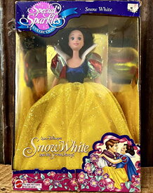 白雪姫 スノーホワイト ディズニープリンセス Barbie Special Sparkles Collection Snow White Disney Doll by Mattel白雪姫 スノーホワイト ディズニープリンセス