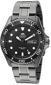 腕時計 オリエント メンズ FAA02003B9 ORIENT Men's Swiss Automatic Watch with Stainless-Steel Strap, Black, 21 (Model: FAA02003B9), IP Coated Black腕時計 オリエント メンズ FAA02003B9