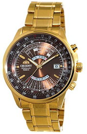 腕時計 オリエント レディース EU07003T Orient Sports Automatic Multi-Year Calendar Brown Dial Gold Watch EU07003T腕時計 オリエント レディース EU07003T