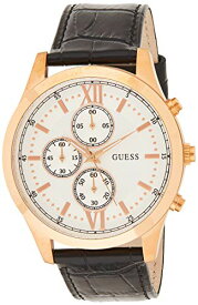 腕時計 ゲス GUESS メンズ W0876G2 Watch Guess White Leather Man Hudson W0876G2 Chronograph腕時計 ゲス GUESS メンズ W0876G2