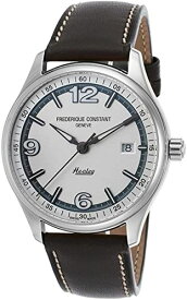 腕時計 フレデリックコンスタント メンズ FREDERIQUE-FC-303WGH5B6 Frederique Constant Men's 'Vintage Rally' Swiss Automatic Stainless Steel and Leather Dress Watch, Color:Dark Grey (Model: F腕時計 フレデリックコンスタント メンズ FREDERIQUE-FC-303WGH5B6