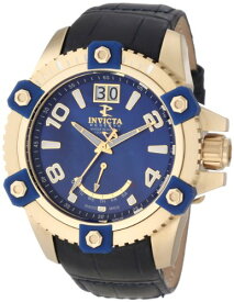 腕時計 インヴィクタ インビクタ リザーブ メンズ 1727 Invicta Men's 1727 Arsenal Reserve Blue MOP Dial Black Leather Watch腕時計 インヴィクタ インビクタ リザーブ メンズ 1727