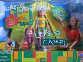 バービー バービー人形 チェルシー スキッパー ステイシー 29337 Mattel Barbie Stacie & Kelly LET'S CAMP Gift Set - R U Exclusive Special Edition w 3 Dolls, Tent, Camping Gear & More (2001)バービー バービー人形 チェルシー スキッパー ステイシー 29337