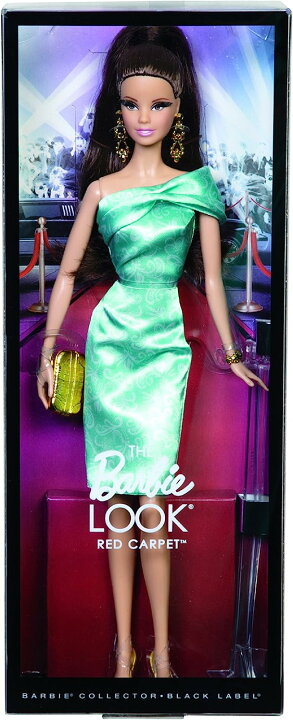 楽天市場】バービー Barbie ルックコレクション ブラックラベル レッド 