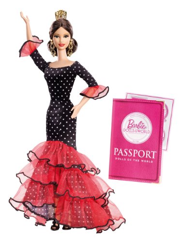 ドールズオブザワールド ドールオブザワールド バービー人形 バービー ワールドシリーズ X8421 ワールドシリーズ ドールズオブザワールド ドールオブザワールド バービー人形 Dollバービー World-Spain The of Dolls Collector Barbie X8421 着せ替え人形