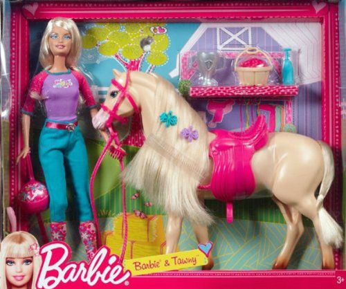 amazon barbie con cavallo