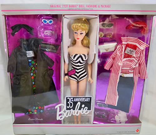 バービー バービー人形 11591 35th Anniversary Barbie Giftset 1959 Reproduction Doll  and Fashions Package 1994バービー バービー人形 11591 | angelica