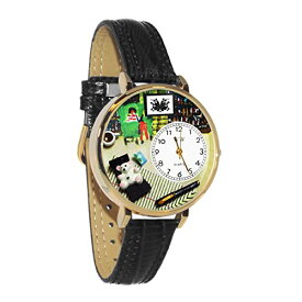 腕時計 気まぐれなかわいい プレゼント クリスマス ユニセックス WHIMS-G0610010 Whimsical Gifts Psychiatrist Psychologist Therapist 3D Watch | Gold Finish Large | Unique Fun Nove腕時計 気まぐれなかわいい プレゼント クリスマス ユニセックス WHIMS-G0610010