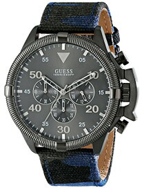 腕時計 ゲス GUESS メンズ U0480G3 GUESS Men's U0480G3 Iconic Blue Camouflage Watch with Gun Dial腕時計 ゲス GUESS メンズ U0480G3