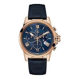 腕時計 ゲス GUESS メンズ Y08003G7 Guess Collection Men's Esquire Blue Leather Band Steel Case Sapphire Crystal Quartz Analog Watch Y08003G7腕時計 ゲス GUESS メンズ Y08003G7