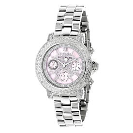 腕時計 ラックスマン レディース Montana LUXURMAN Ladies Diamond Watch 0.3ct Pink MOP Oversized Womens Watch腕時計 ラックスマン レディース Montana