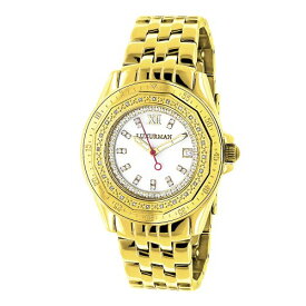 腕時計 ラックスマン レディース Royale LUXURMAN Womens Diamond Watch 0.25ct Yellow Gold腕時計 ラックスマン レディース Royale