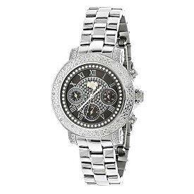 腕時計 ラックスマン レディース 0640206972949 LUXURMAN Ladies Diamond Watches 0.3ct Black MOP Montana腕時計 ラックスマン レディース 0640206972949