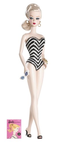 無料ラッピングでプレゼントや贈り物にも 逆輸入並行輸入送料込 送料無料 売り込み バービー Barbie N5006 特価キャンペーン 1959 コレクター ゴールドラベル ファッションモデルコレクション