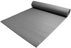 ヨガマット フィットネス YogaAccessories 1/4" Thick High-Density Deluxe Non-Slip Exercise Pilates & Yoga Mat, Grayヨガマット フィットネス