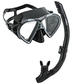 シュノーケリング マリンスポーツ PAQTEMSC-BK_3 Phantom Aquatics Mexico Mask Dry Snorkel Set, All Blackシュノーケリング マリンスポーツ PAQTEMSC-BK_3