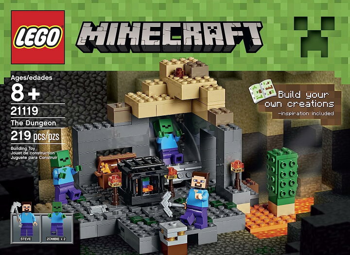 楽天市場】レゴ マインクラフト 2119 ダンジョン 219ピース LEGO 