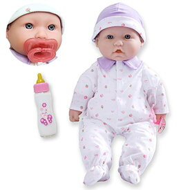 ジェーシートイズ 赤ちゃん おままごと ベビー人形 15030_B JC Toys - La Baby | Caucasian 16-inch Medium Soft Body Baby Doll | Washable | Removable Purple Outfit w/Hat and Pacifier | for Children 12ジェーシートイズ 赤ちゃん おままごと ベビー人形 15030_B