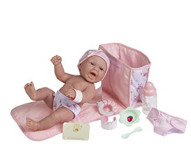 JCトイズ JC Toys 新生児 10ピースのデラックスギフトセット リアルな赤ちゃん人形 腕も脚も動く 約33センチ