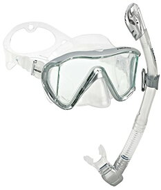 シュノーケリング マリンスポーツ HED-MANT-SS-MSL HEAD Scuba Panoramic Mask Dry Snorkel Set, Silver Metallicシュノーケリング マリンスポーツ HED-MANT-SS-MSL