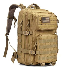 REEBOWGEAR ミリタリータクティカルバックパック ラージアーミー 3デイアサルトパックモールバッグ 40L タン ミリタリー