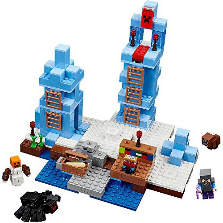 楽天市場 送料無料 レゴ マインクラフト 氷の柱 454ピース Lego Minecraft The Ice Spikes Angelica