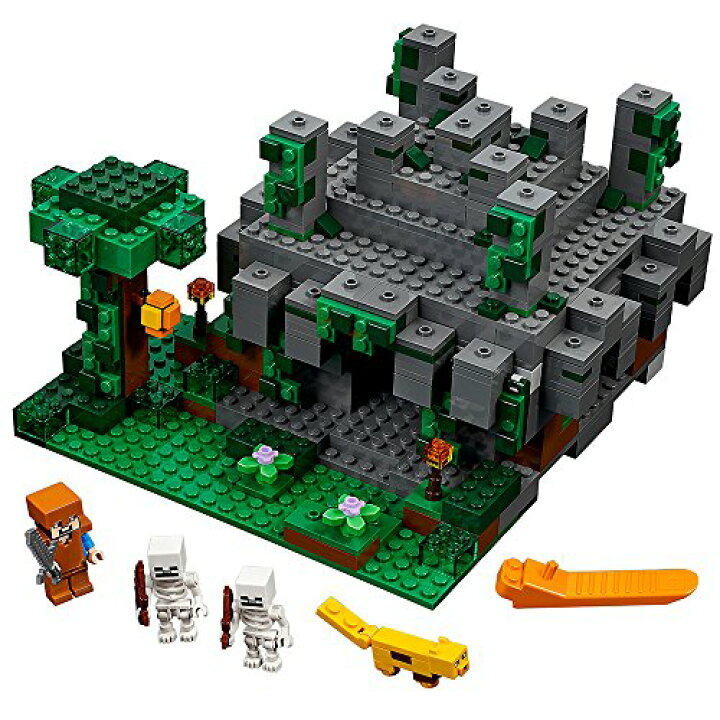 楽天市場 送料無料 レゴ マインクラフト ジャングルの寺院 598ピース Lego Minecraft Angelica