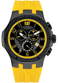 腕時計 キャタピラー メンズ タフネス 頑丈 A516327117 CAT WATCHES Men's A516327117 Carbon Chrono Analog Display Quartz Yellow Watch腕時計 キャタピラー メンズ タフネス 頑丈 A516327117