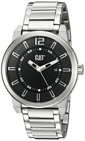 腕時計 キャタピラー メンズ タフネス 頑丈 NK14111121 CAT WATCHES Men's 'Hardware' Quartz Stainless Steel Watch, Color:Silver-Toned (Model: NK14111121)腕時計 キャタピラー メンズ タフネス 頑丈 NK14111121