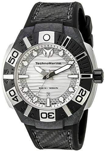 腕時計 テクノマリーン レディース TM-514001 Technomarine Men's TM-514001 Black Reef Analog Display Swiss Quartz Black Watch腕時計 テクノマリーン レディース TM-514001