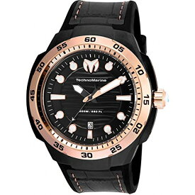 腕時計 テクノマリーン メンズ TM-515008 Technomarine Men's TM-515008 Sun Reef Analog Display Swiss Quartz Black Watch腕時計 テクノマリーン メンズ TM-515008
