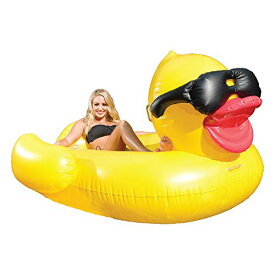 フロート プール 水遊び 浮き輪 5000 Game 5000-BB Giant Derby Float, Fun Rubber Duck, Quick-Fill Valves Pool Rafts & Inflatable Ride-ons, 300 lb Capacity, Built-In Cup Holders, 81” L x 76” W x 44” Tフロート プール 水遊び 浮き輪 5000