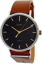 腕時計 タイメックス メンズ TW2P97900 Timex Men's Weekender Fairfield TW2P97900 Brown Leather Quartz Dress Watch腕時計 タイメックス メンズ TW2P97900